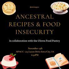 APACC Week: Ancestral Recipes and Food Insecurity (with UIowa Food Pantry)