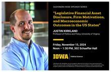 Justin Kirkland, “Legislative Financial Asset Disclosure, Firm Motivations, and Macroeconomic Outcomes in the US States”