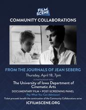 Film Screening of From the Journals of Jean Seberg (Mark Rappaport, 1995)  promotional image
