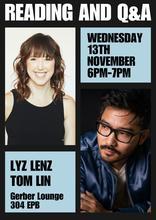 Lyz Lenz and Tom Lin: Reading and Q&A