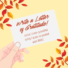 Write a Letter of Gratitude