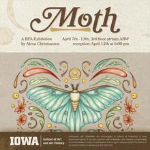 Moth - Alexa Christiansen BFA Exhibition - School of Art and Art History