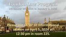 London Law Program Info Session