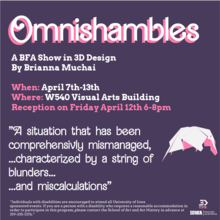 Omnishambles - Brianna Muchai BFA Exhibition - School of Art and Art History